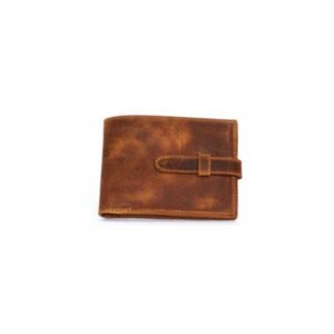 Billetera PIKUM con pasador Café rústico