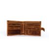 Billetera PIKUM con pasador Café rústico