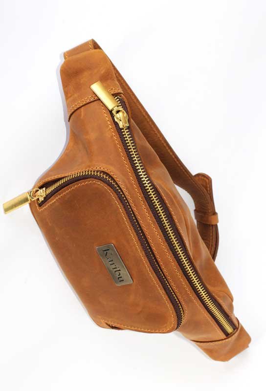 Bolso Banano KARIBU café rústico